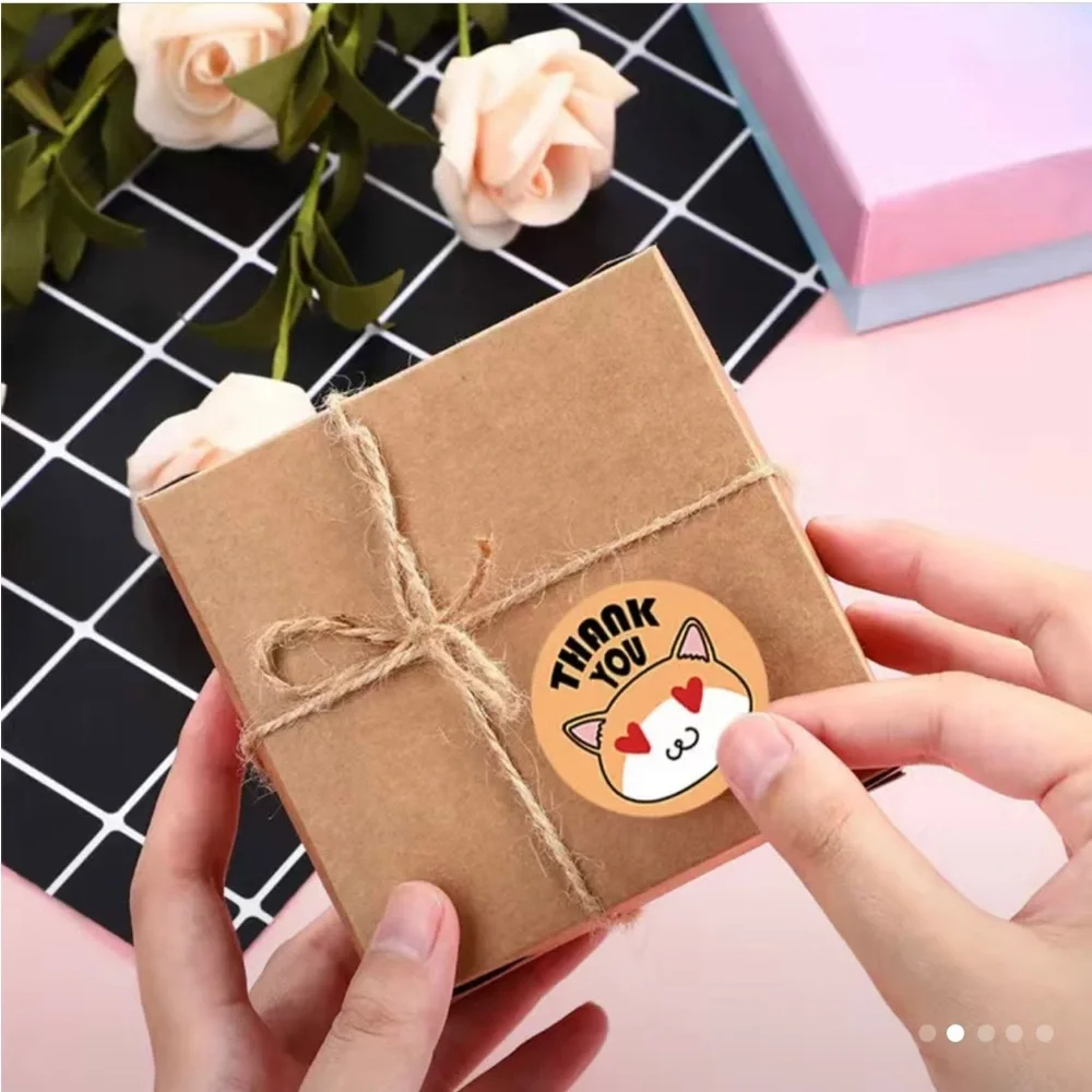 500pcs Cute Cartoon Kitten Stickers, 8 Patterns
